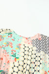 Multicolor Floral Open Sheer Shimmer Kimono-Outerwear-MomFashion