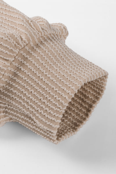 Fiery Red Corded 2pcs Colorblock Pullover and Pants Outfit-Loungewear-MomFashion