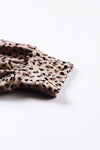 Leopard Boyfriend Crew Neck Leopard Sweatshirt-Tops-MomFashion