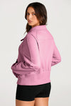 Valerian Quarter Zip Stand Neck Kangaroo Pocket Sweatshirt-Tops/Sweatshirts & Hoodies-MomFashion