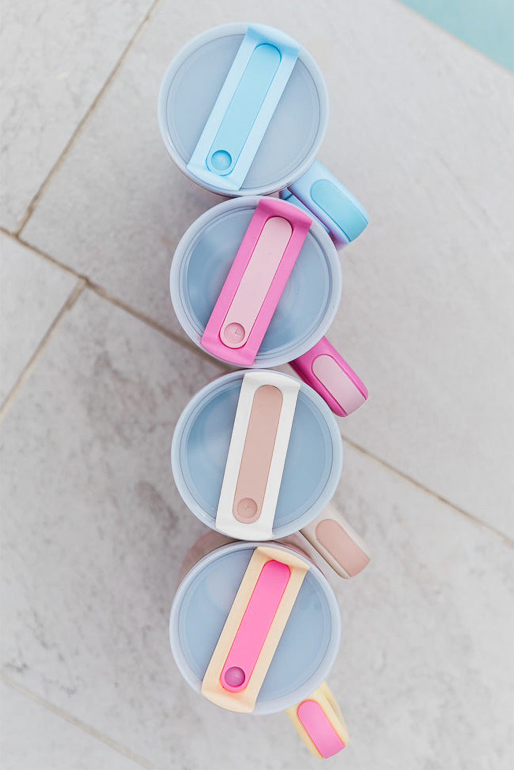 Parchment Floret Print Stainless Tumbler With Lid And Straw-Accessories-MomFashion