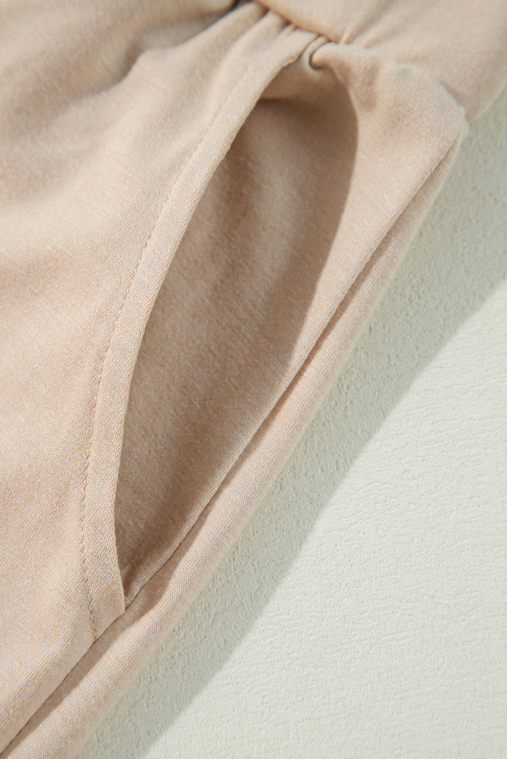 Parchment Split Long Cardigan and Skinny Pants Lounge Set-Loungewear & Sleepwear/Loungewear-MomFashion