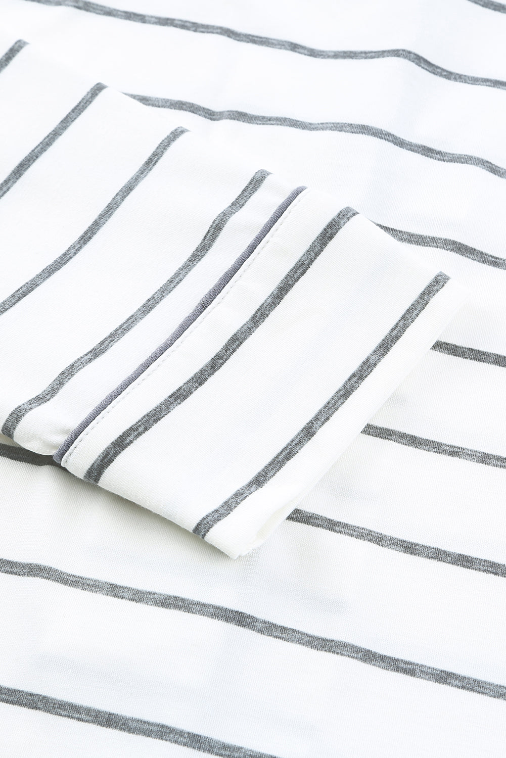 Striped Print Long Sleeve and Pants Pajamas Set-Loungewear-MomFashion