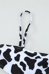 Cow Animal Print One-piece Swimsuit-Swimwear-MomFashion