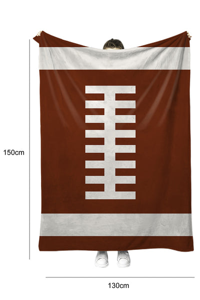 Chestnut Ball Game Fashion Fleece Blanket 130*150cm-Accessories-MomFashion