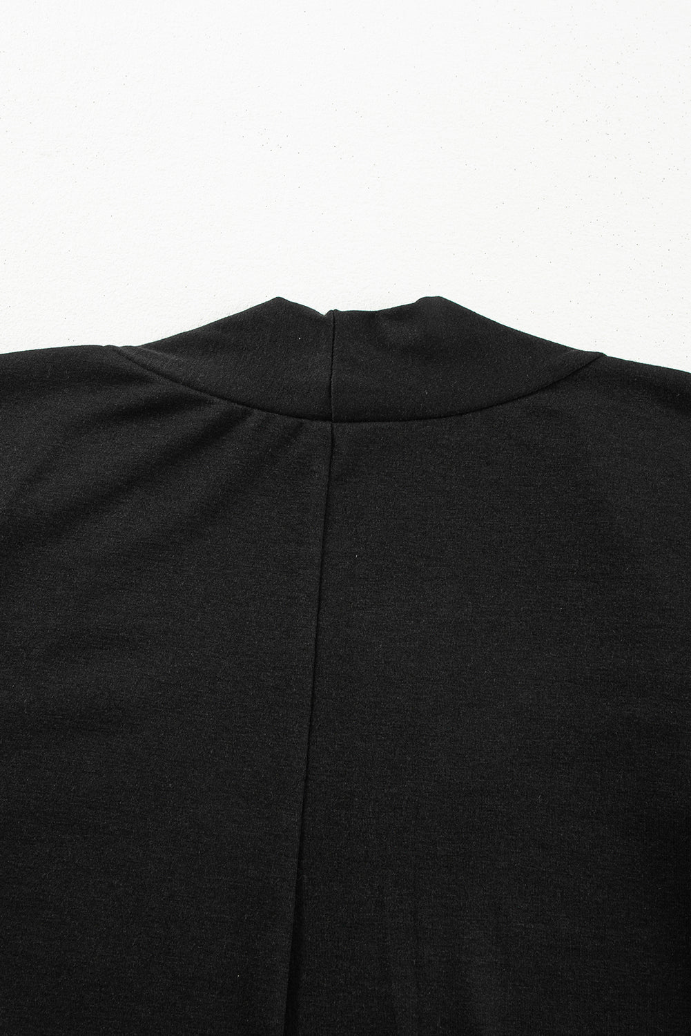 Black Split Long Cardigan and Skinny Pants Lounge Set-Loungewear & Sleepwear/Loungewear-MomFashion