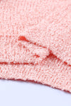 Yellow Colorblock Bubble Sleeve Plus Size Sweater-Plus Size-MomFashion