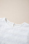 White Ruffled Lace Flowy Tank Top-Tops-MomFashion