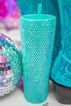 Green Full Rhinestone Straw Cup-Accessories-MomFashion