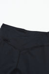 Black Arched Waist Seamless Active Leggings-Activewear-MomFashion
