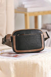 Black Adjustable Strap Mini PU Leather Crossbody Bag-Shoes & Bags-MomFashion