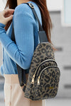 Leopard Print PU Sling Bag-Shoes & Bags-MomFashion