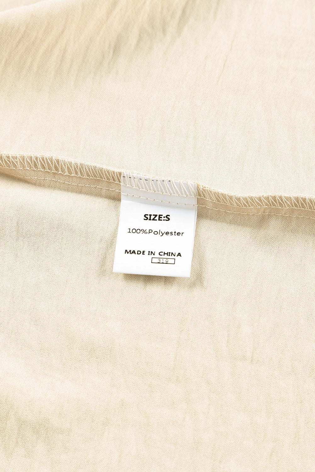 Apricot Smocked Wrist Shift Top-Tops-MomFashion