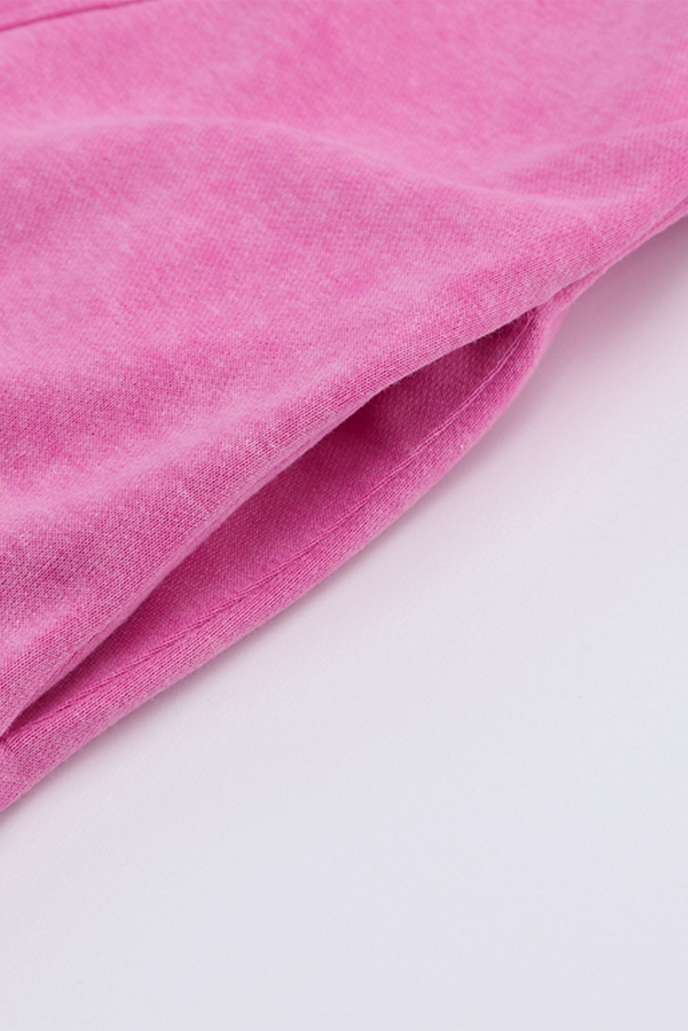 Rose Exposed Seam Twist Open Back Oversized Sweatshirt-Tops-MomFashion