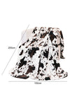 Multicolour Cow Spots Plush Blanket 150*200cm-Accessories-MomFashion