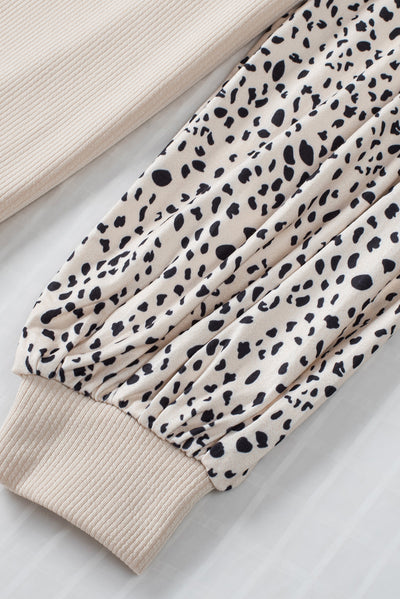 Leopard Print Pullover Top-Tops-MomFashion