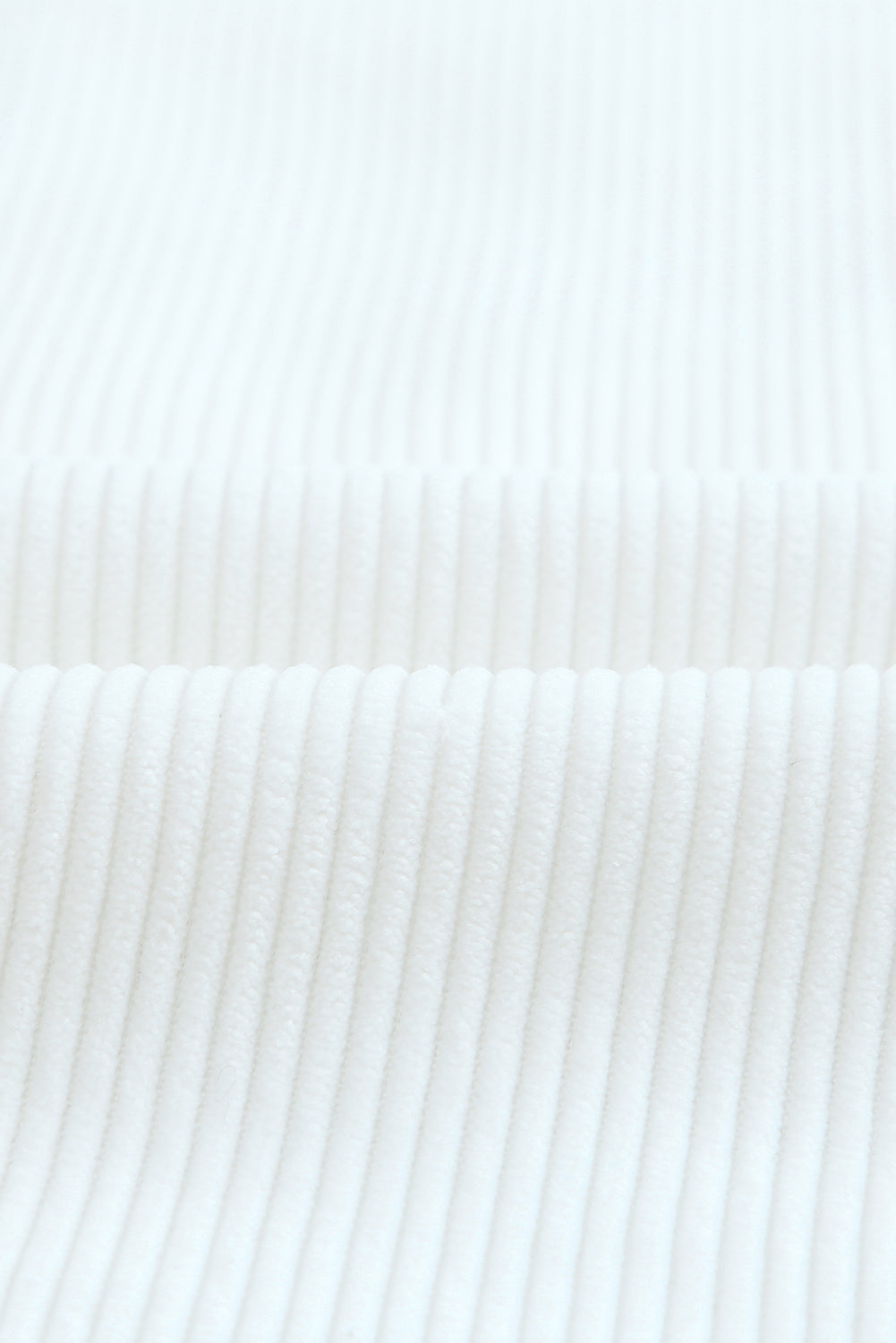 White Color Block Button Shirt with Pocket-Tops-MomFashion