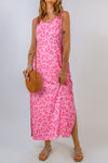 Leopard Print Sleeveless Maxi Dress-Dresses-MomFashion