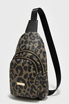 Leopard Print PU Sling Bag-Shoes & Bags-MomFashion