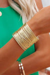 Gold Luxury Heavy Metal High Quality Open Wire Bracelet-Accessories-MomFashion