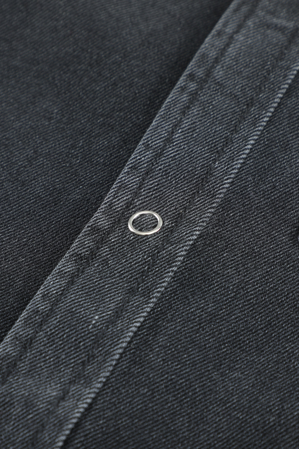 Black Ripped Denim Jacket-Outerwear-MomFashion