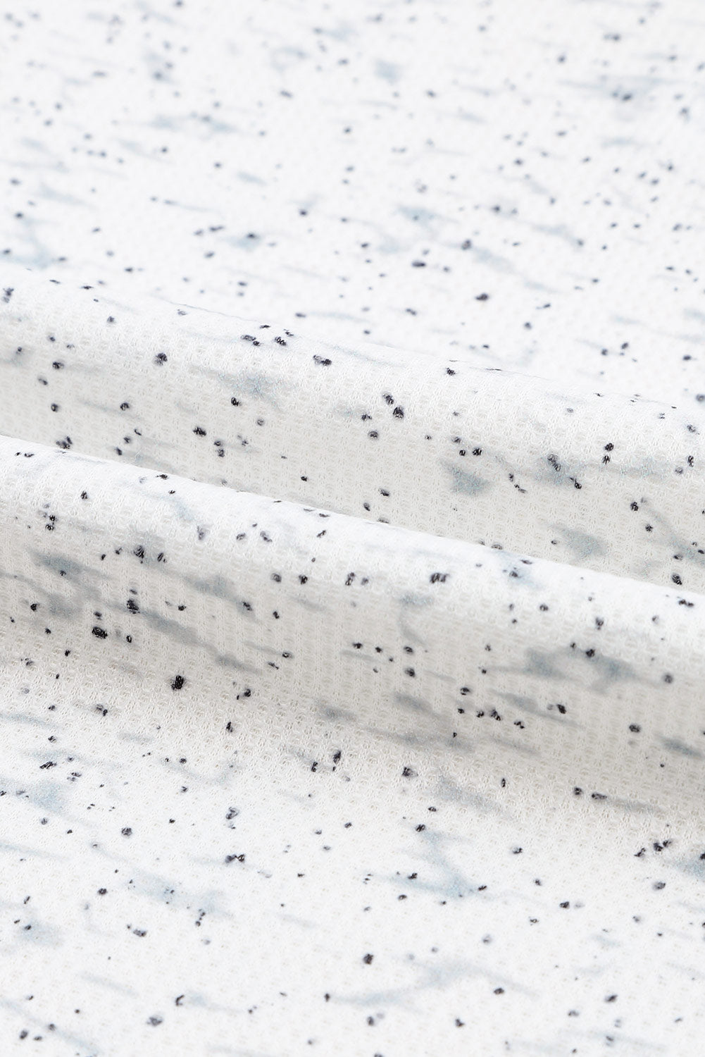 Gray Slouchy Heather Rib Knit Long Sleeve Henley Top-Tops-MomFashion