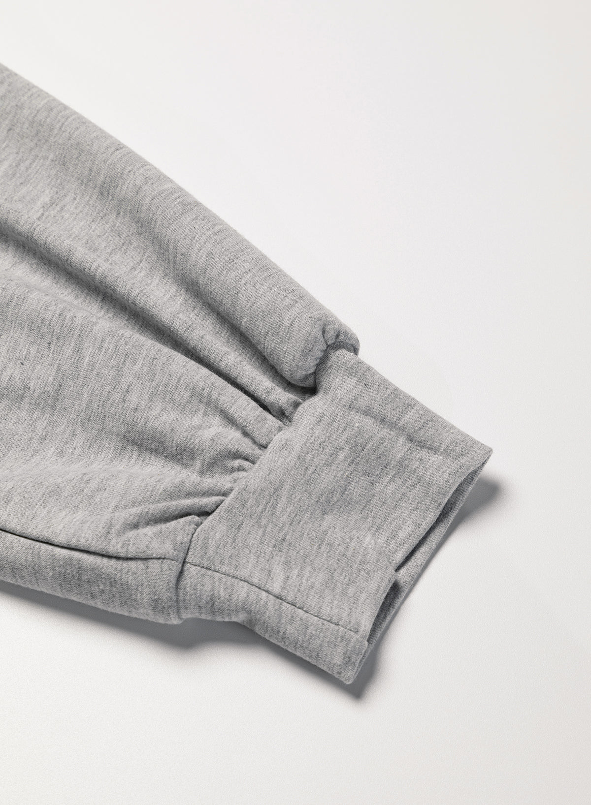 Light French Beige Colorblock Stitching Irregular Hem Long Sleeve Top-Tops-MomFashion