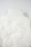 White Quilted High Neck Zip Up Jacket Vest-Outerwear/Vests-MomFashion