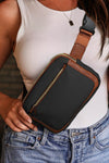 Black Adjustable Strap Mini PU Leather Crossbody Bag-Shoes & Bags-MomFashion