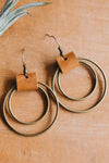 Gold Vintage Hoop Hook Earrings-Accessories-MomFashion
