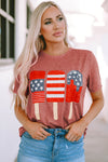 Patriotic Popsicles Short Sleeve Tee-Graphic-MomFashion