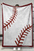 White Ball Game Fashion Fleece Blanket 130*150cm