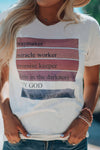 White God Waymaker Miracle Worker Promise Keeper Graphic Tee-Graphic-MomFashion