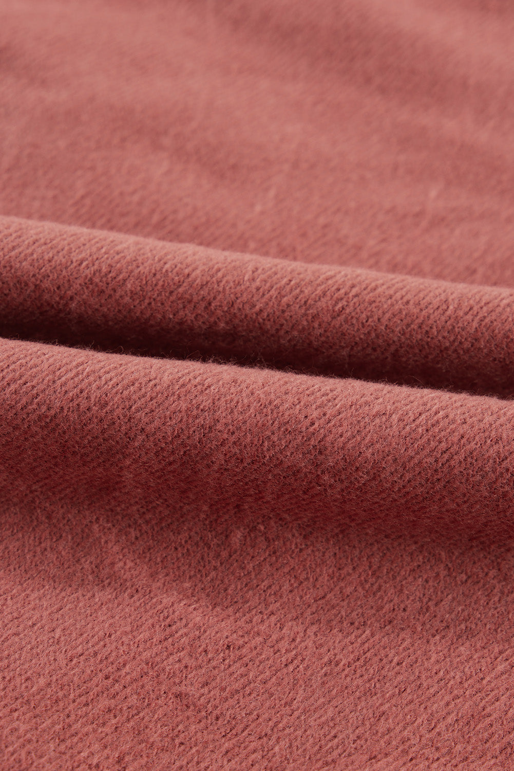 Brown Zip Up Stand Collar Ribbed Thumbhole Sleeve Sweatshirt-Tops-MomFashion