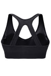 Black Ribbed Hollow-out Racerback Yoga Camisole-Activewear-MomFashion