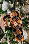 Multicolour Halloween Pumpkin Print 304 Stainless Vacuum Cup-Accessories-MomFashion