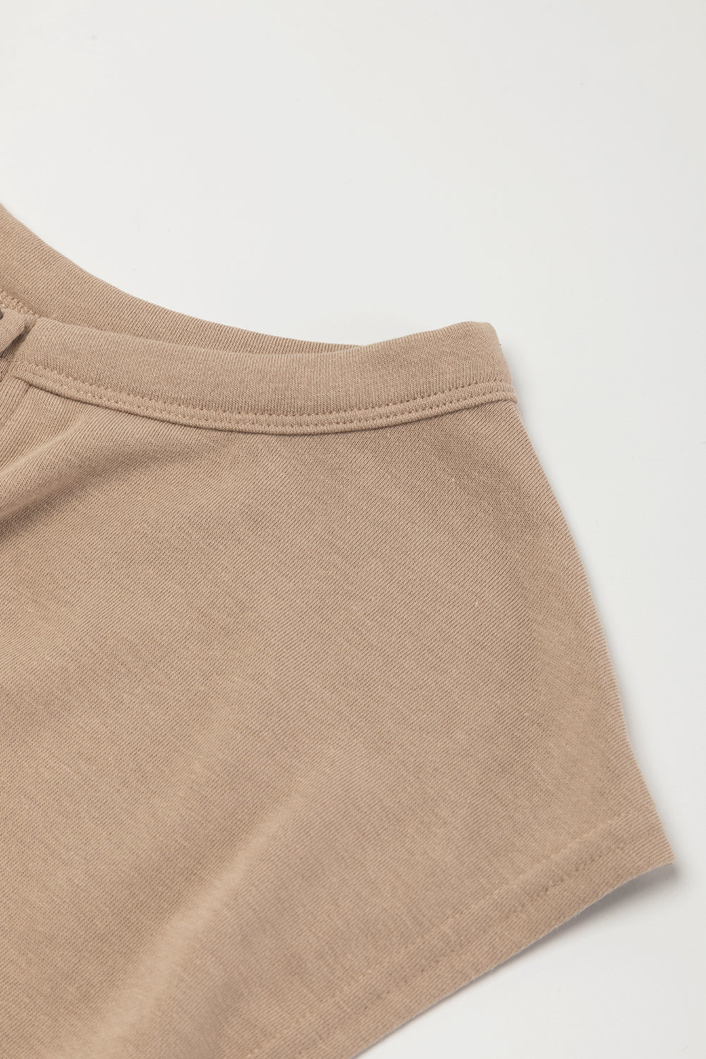 Light French Beige Cap Sleeve Open Back Drawstring Jogger Jumpsuit-Bottoms-MomFashion