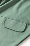 Mist Green Elastic Waist Cargo Pants-Bottoms-MomFashion