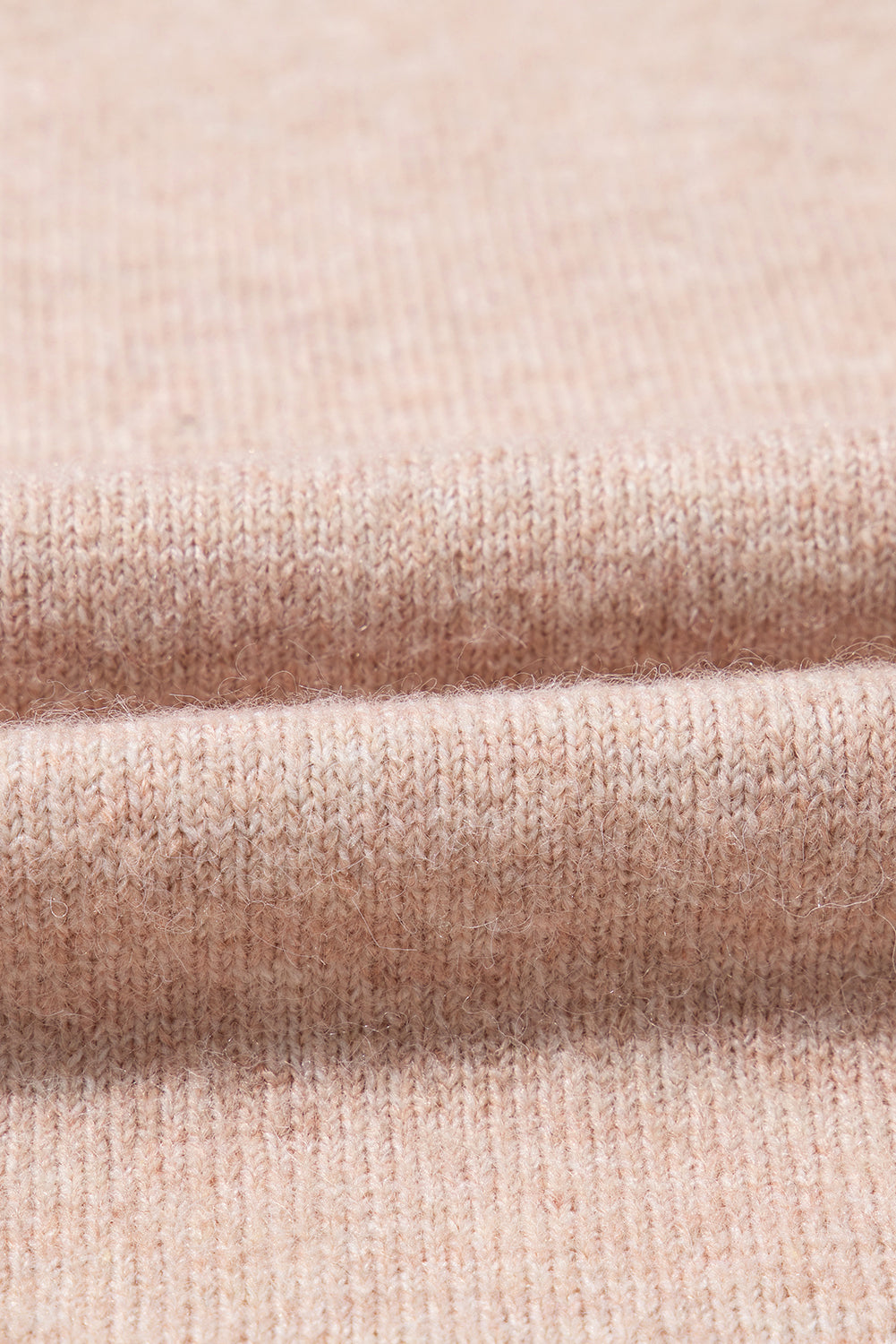 Smoke Gray Ribbed Trim Puff Sleeve Open Cardigan-Tops-MomFashion