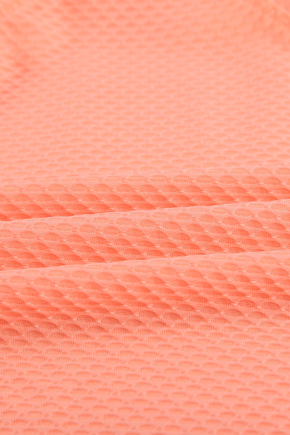 Orange Printed Splicing Racerback Tankini-Swimwear-MomFashion