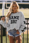 Game Day Graphic Sweatshirt-Tops-MomFashion