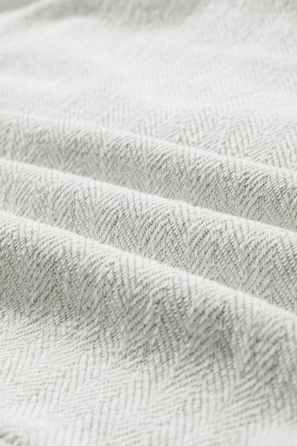 Gray Contrast Flap Pockets Relaxed Shacket-Outerwear-MomFashion