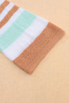 Multicolor Colorblock Stripe Long Sleeve Split Sweater-Tops-MomFashion