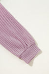 Plus Size Hooded Waffle Knit Top-Plus Size-MomFashion