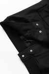 Black Big Pockets Baseball Collar Jacket-Outerwear-MomFashion