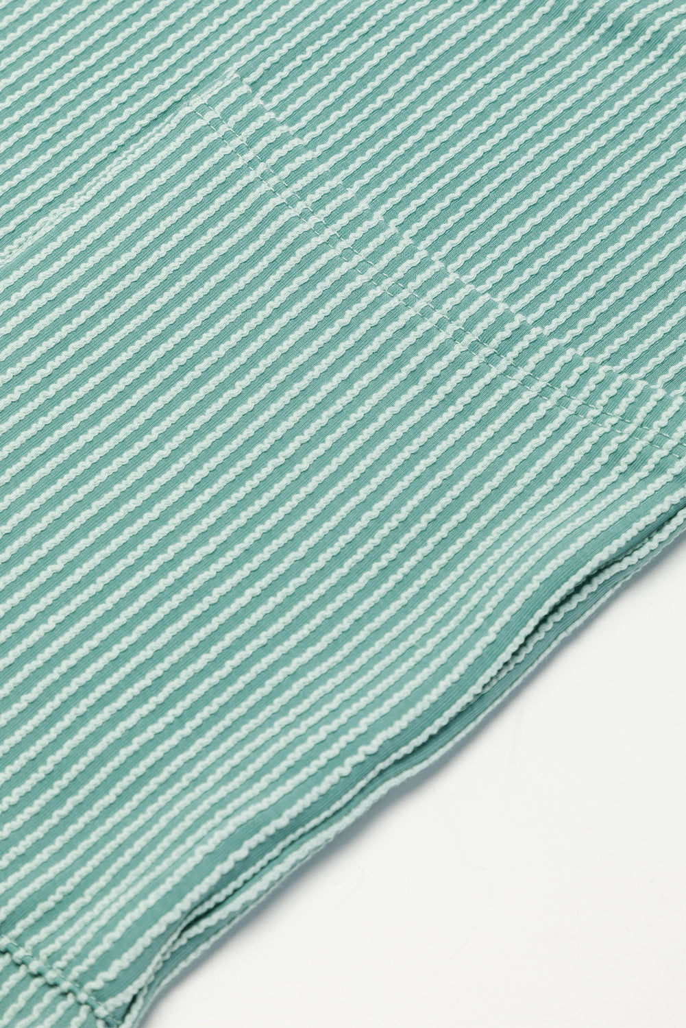 Moonlight Jade Corded Tie Straps V Neck Wide Leg Jumpsuit-Bottoms-MomFashion