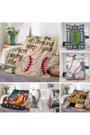 White Ball Game Fashion Fleece Blanket 130*150cm-Accessories-MomFashion