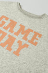 Grapefruit Orange Game Day Graphic Sweatshirt-Tops-MomFashion