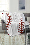 White Ball Game Fashion Fleece Blanket 130*150cm-Accessories-MomFashion