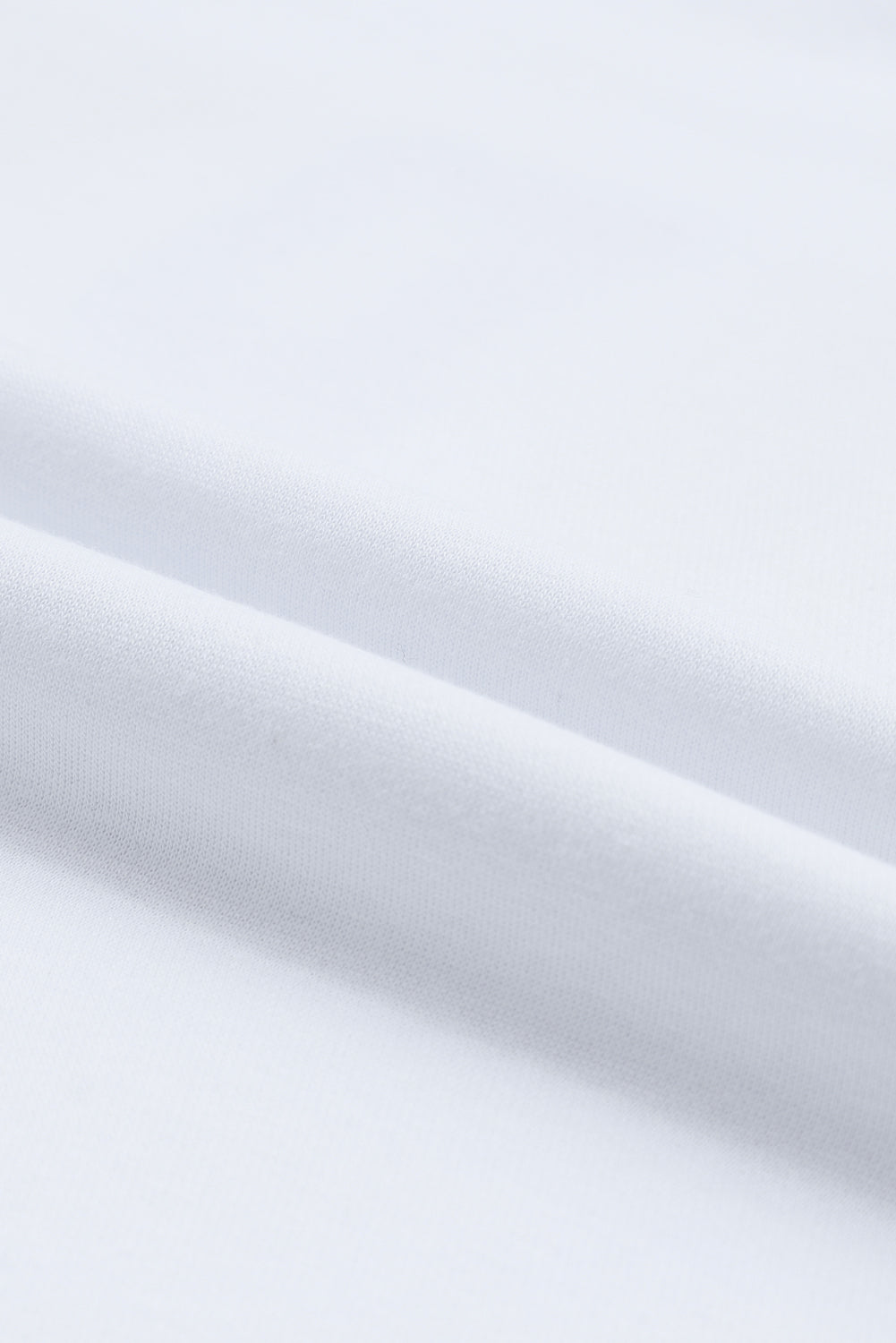 White Glitter Howdy Patch Graphic Casual Sweatshirt-Tops-MomFashion